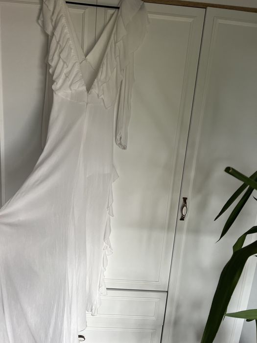 Rochie alba eleganta