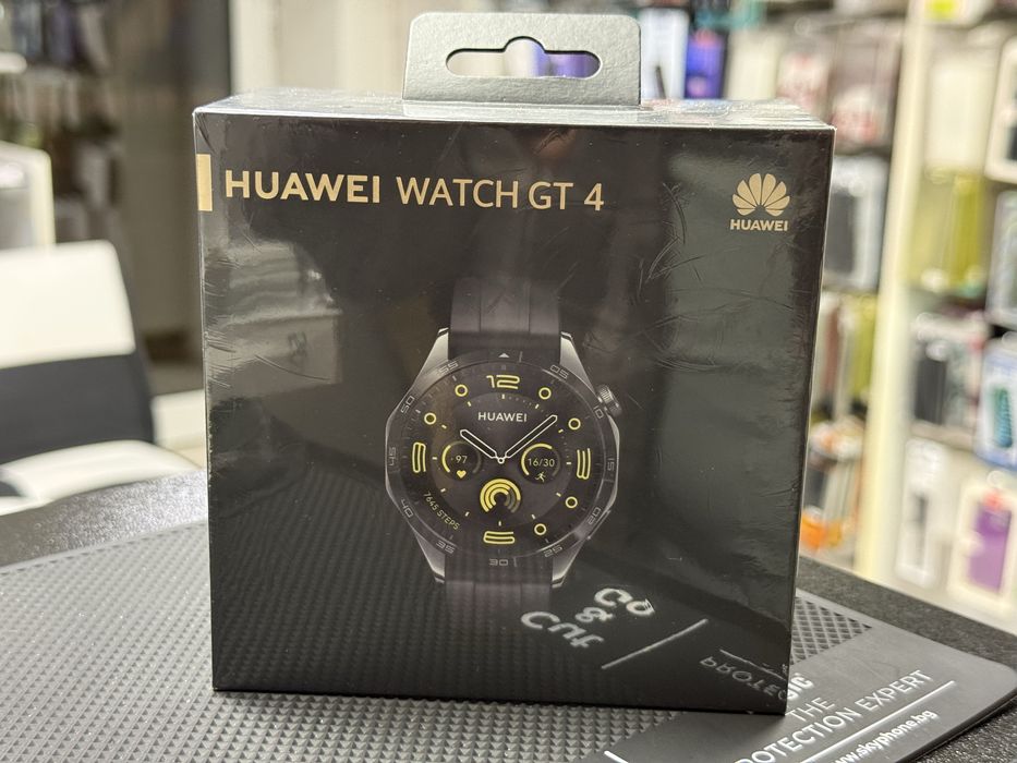 Huawei Watch GT 4,Black,46mm *ЧистоНов*2г Гаранция*
