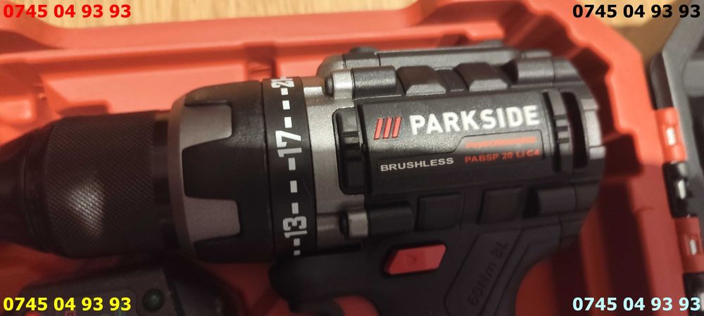 filetanta bormasina PARKSIDE PABSP 20 Li C4 NOUA completa garantie