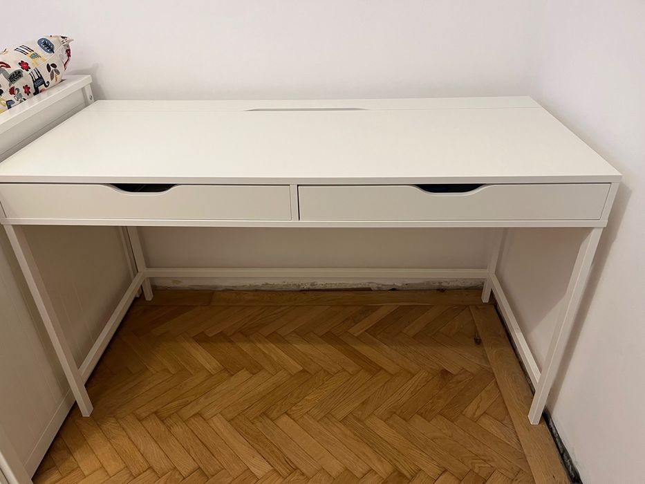 Birou Ikea Alex alb 132x58cm ca nou