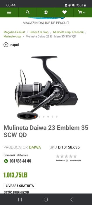 Set complet crap: fox mx/mk3, daiwa emblem 35scw, shimano tx2