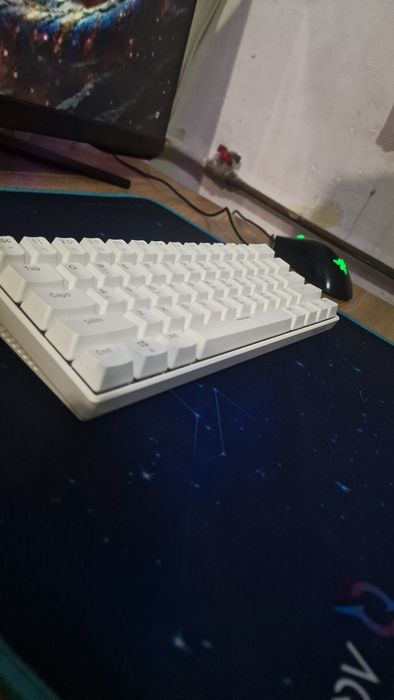 Tastatura/keyboard gaming  mechanica  60% Nacodex cu red keys