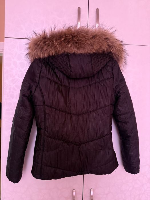 Зимно яке Bratan, качулка с естествен пух