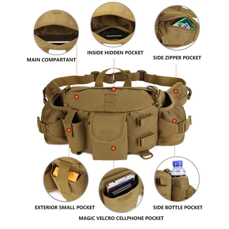 Military Голяма  тактическа чанта за кръст през рамо и гърди ТоП ЦЕНА