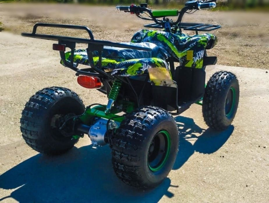 ATV electric Nitro Eco Toronto 1000W 48V Grafiti-Verde cu DIFERENTIAL