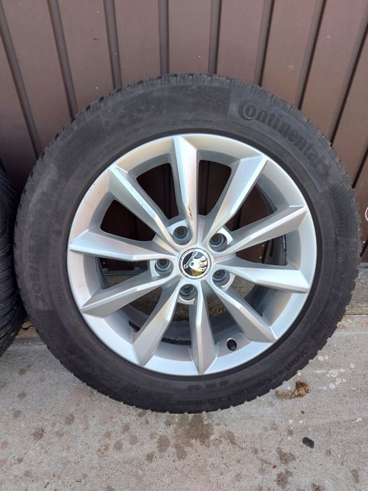 Jante aliaj 16 inch 5x112 originale skoda octavia 3 passat golf audi