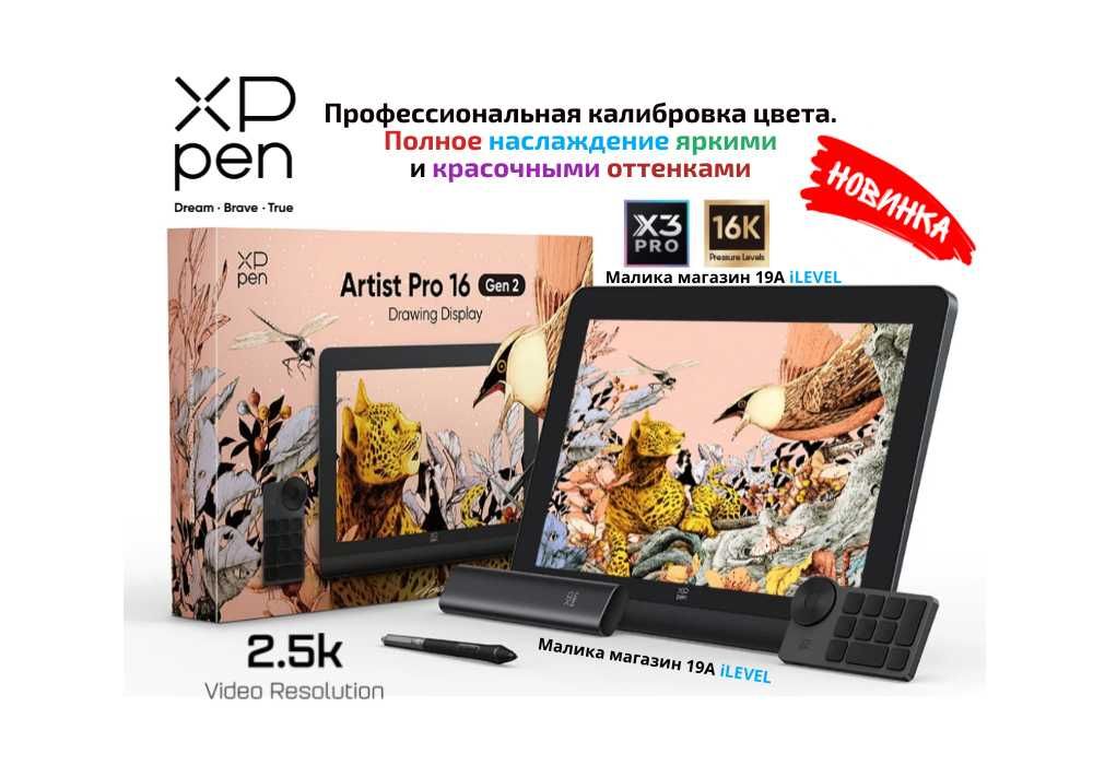 Новинка! Графический планшет с экраном Xp-pen Artist Pro 16 Gen2