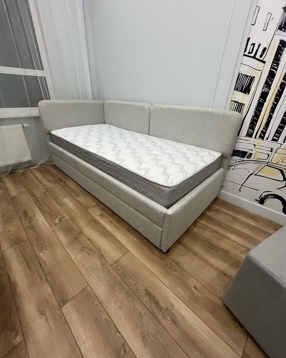 Детская мягкая угловая кровать