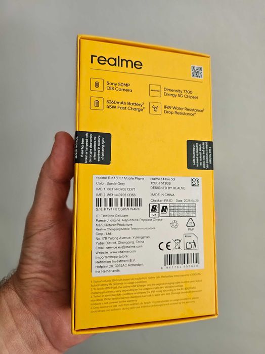 Realme 14 Pro, 512 gb, sigilat la cutie, Garantie.