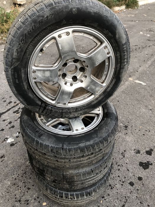 Двойни лети джанти  за Ауди А6 Алрод с гуми Run Flat 225/60 R17