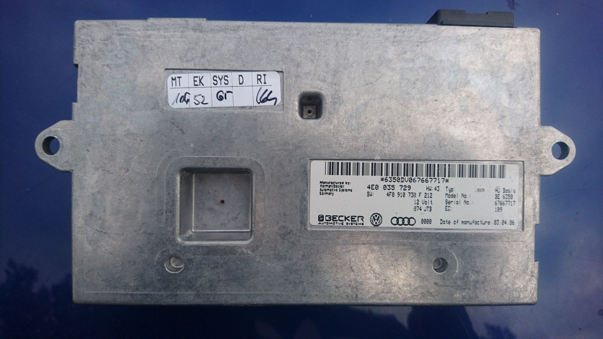 Calculator modul interfata MMI multimedia Audi A5 8T A6 4F C6 Q7 A8
