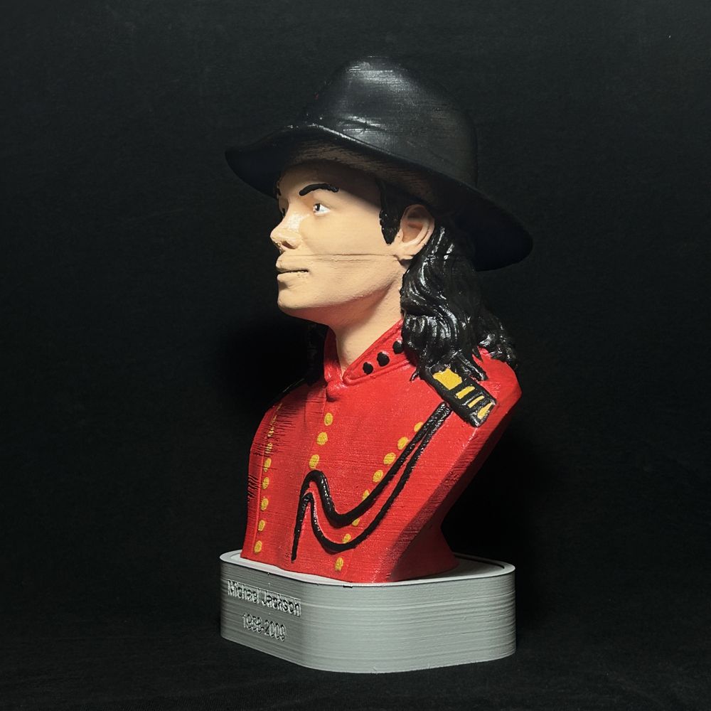 Bust 3D Michael Jackson