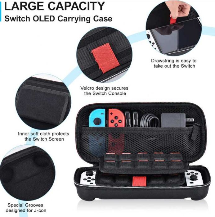 Younik комплект аксесоари за Nintendo Switch OLED 15 в 1