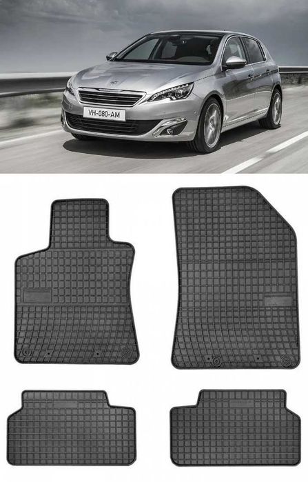 Гумени стелки Frogum съвместими с PEUGEOT 308 (2013+)