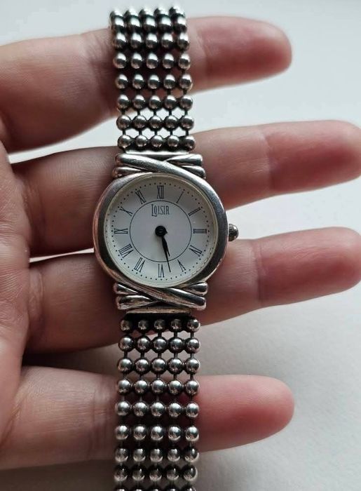 Марков сребърен/925 часовник на Loisir