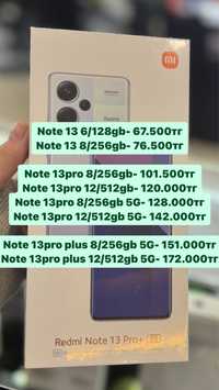 Redmi Note 13 128gb , Redmi Note 13 pro 256gb