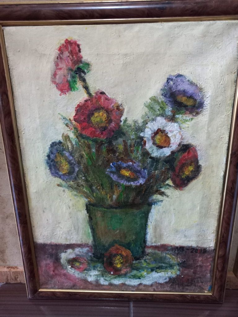 Pictură ulei pe pânză