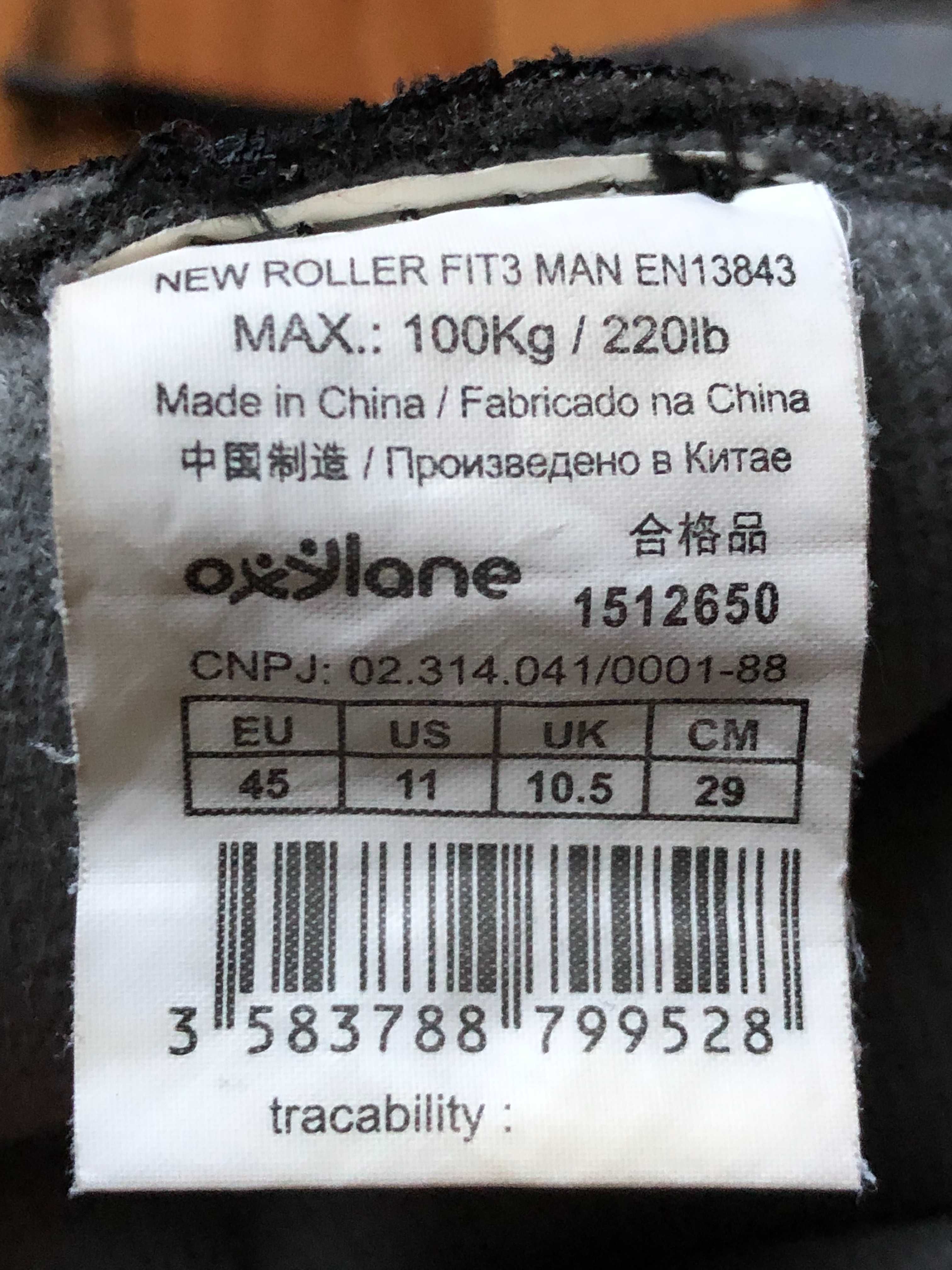 Фитнес ролери OXELO NEW ROLLER FIT3 - 45. номер