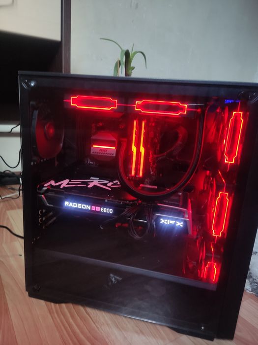 Компьютер Ryzen 7 5700x Rx 6800, Монитор 2к 180герц