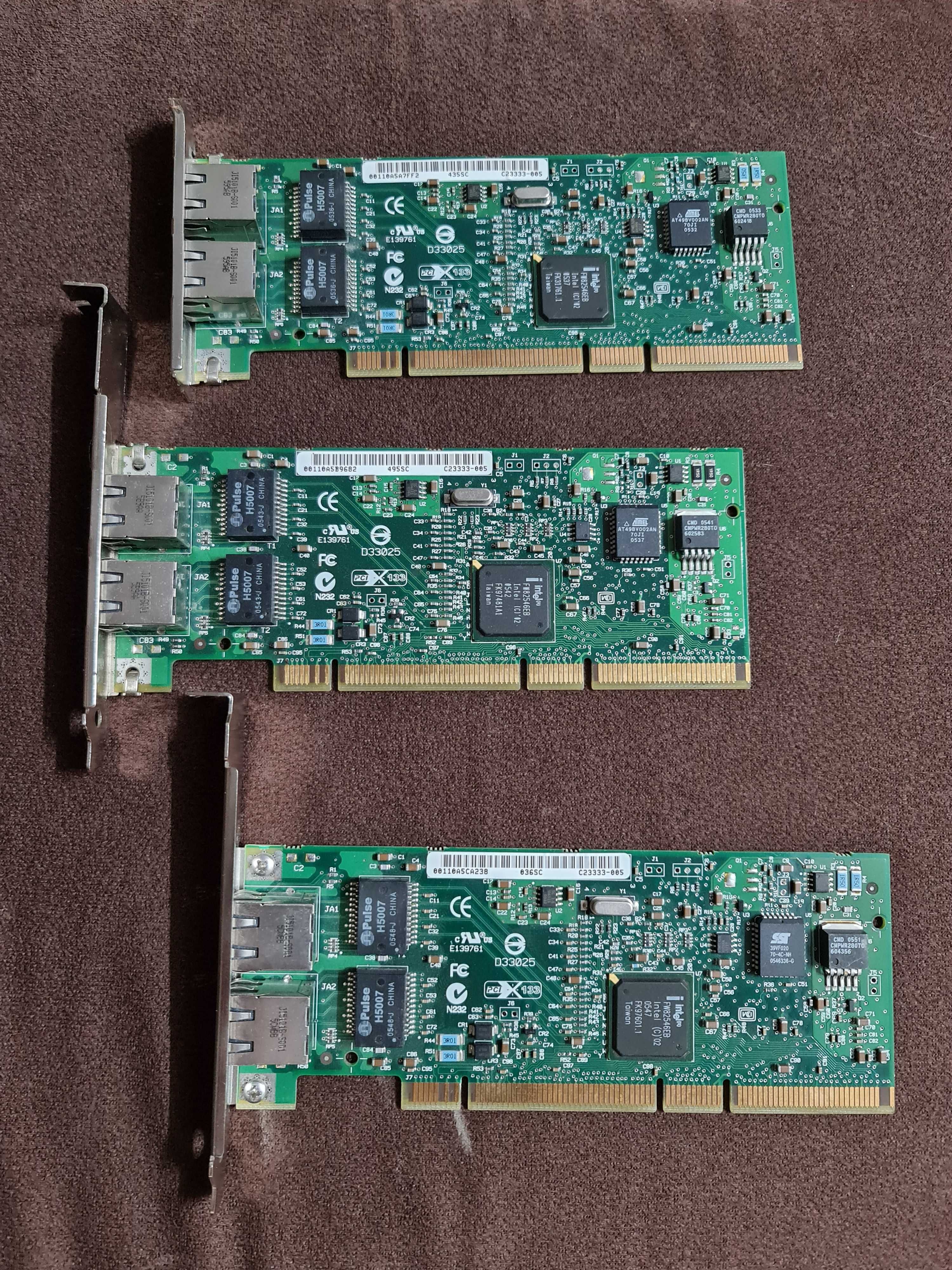 Placa de retea server Intel Dual Port ( HP NC7170 )
