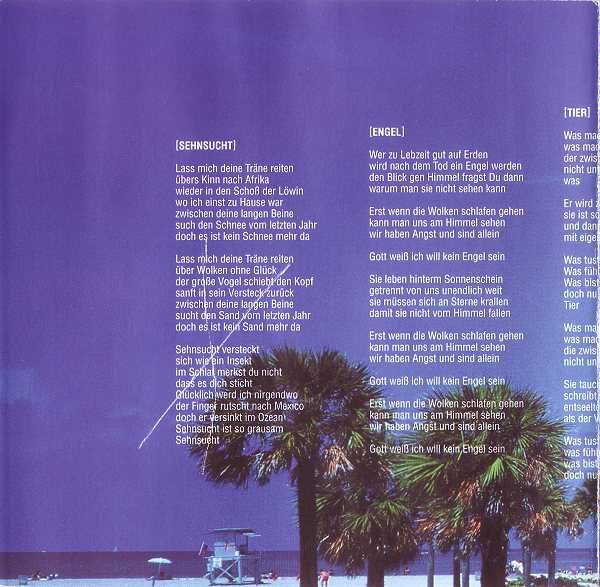 CD Rammstein - Sehnsucht 1997