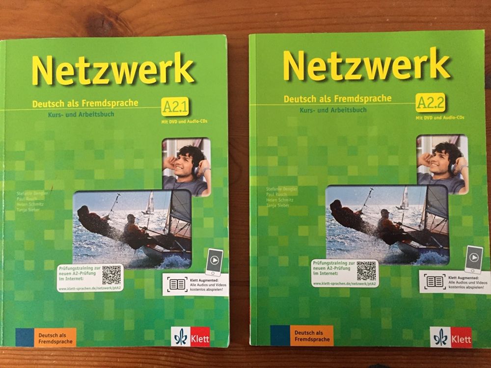 Netzwerk A2/1, A2/2 Deutsch als Fremdsprache / 2 бр. книжни тела
