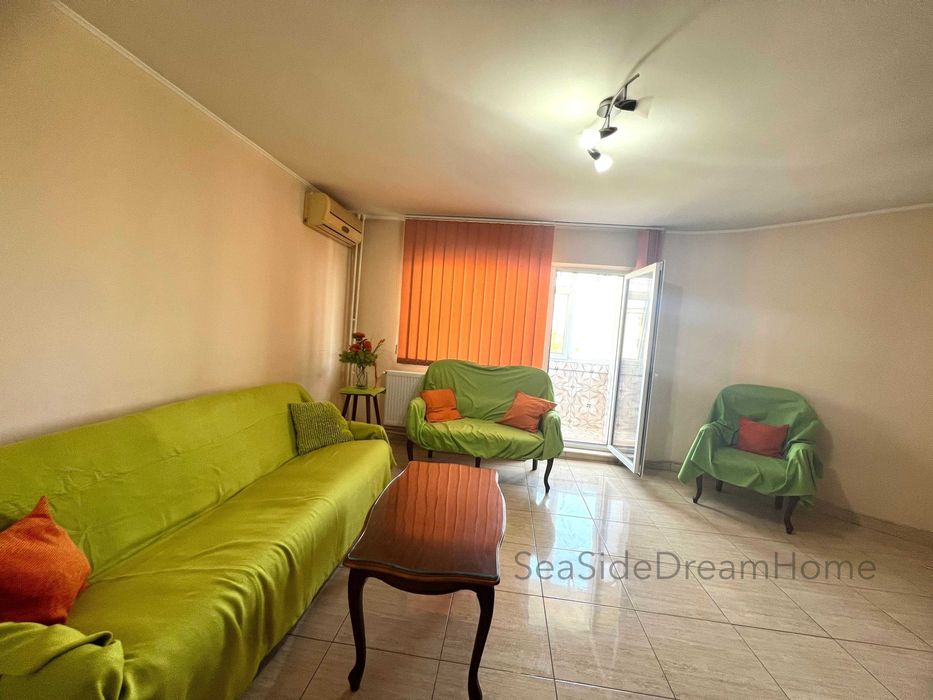 Tomis III I 2 camere I AC I Centrală I Balcon I Termen lung