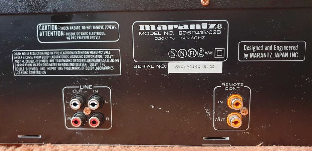 Marantz SD-415 dublu deck cu autorevers pe ambele parti