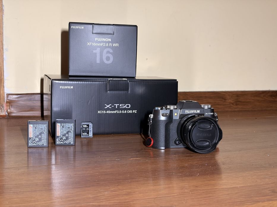 Fujifilm X-T50 + Fuji XF 16mm f/2.8 (комплект или поотделно)