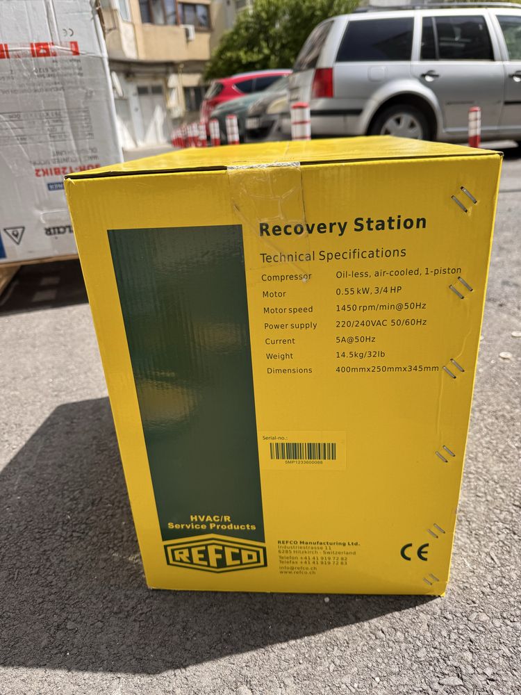 Statie recuperat recuperator refco freon aer conditionat frigidere nou