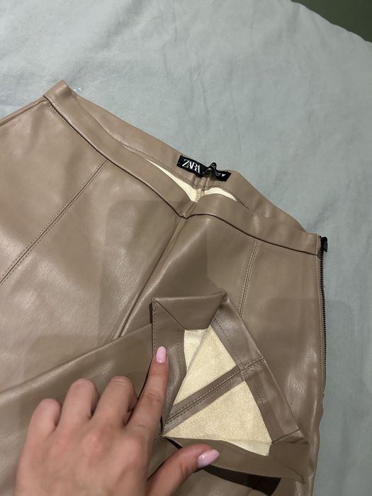 Кожен клин zara / зара