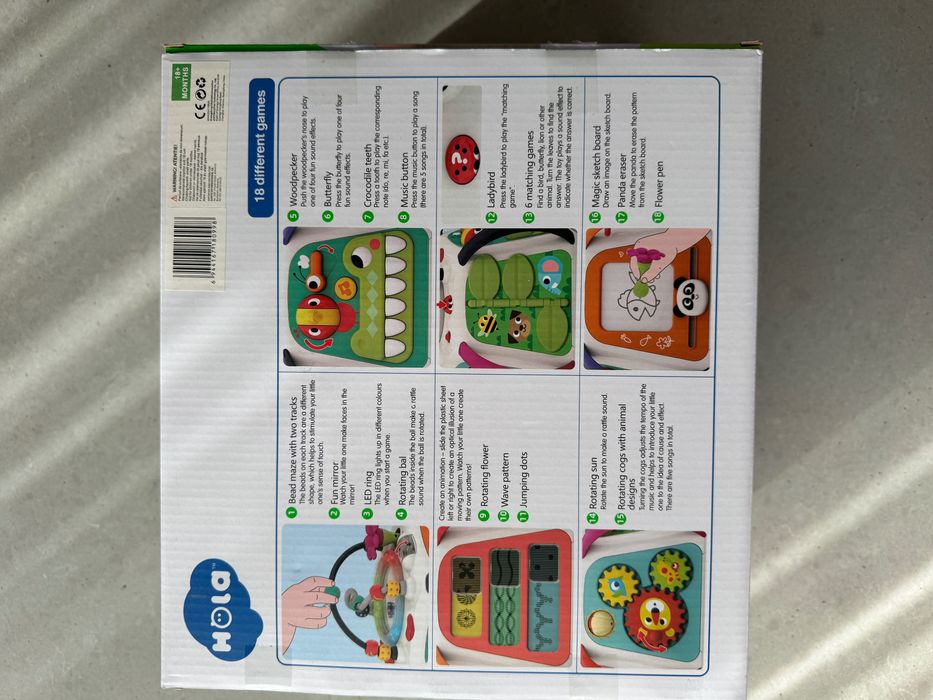 Детска играчка Hola Toys - Активен център, Пирамида