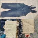 Salopetă Blugi jeans bumbac mărime 56 lucru munca șantier salopetă