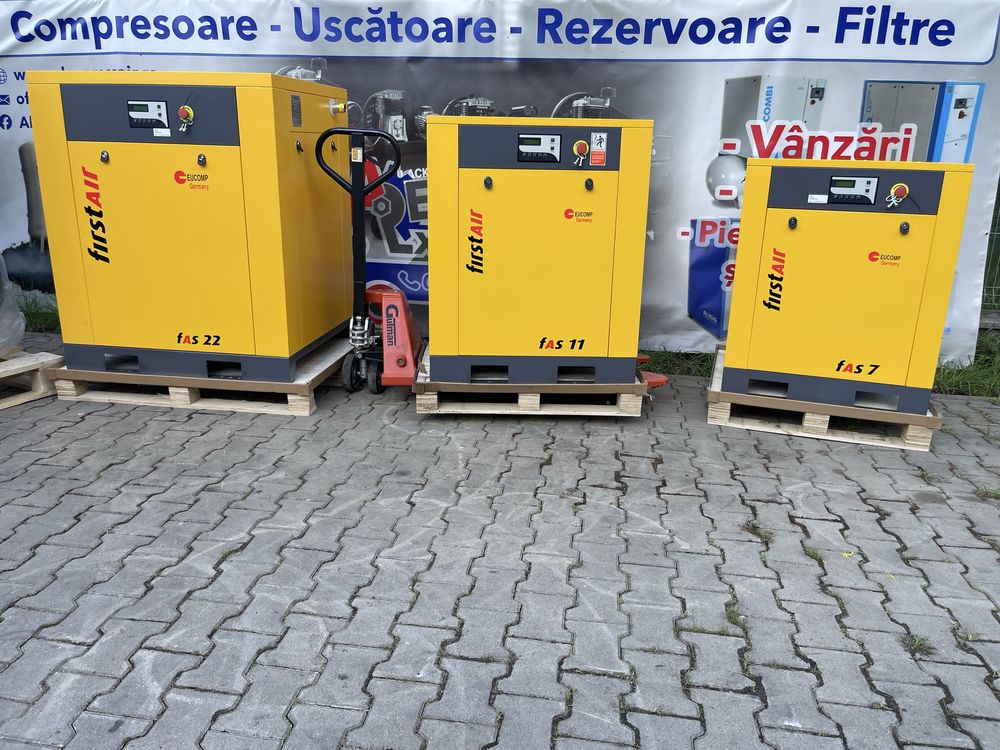 Compresor cu surub FirstAir 4 in 1 Garantie 5 Ani 10hp/7,5kw