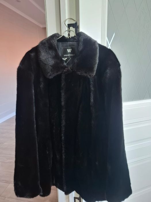 Мужсая норковая шуба 52 размер