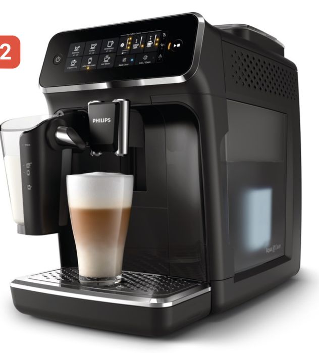Кофемашина Philips LatteGo EP3241 черный