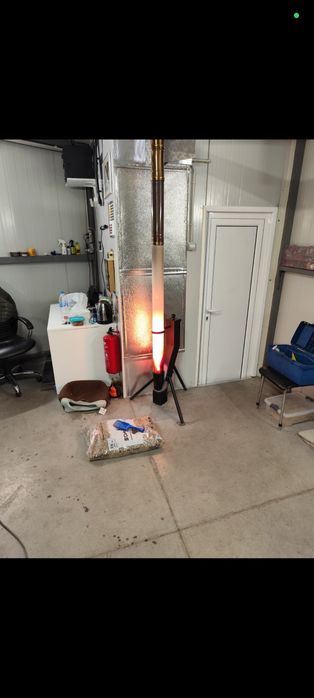 Ракетна печка на пелети