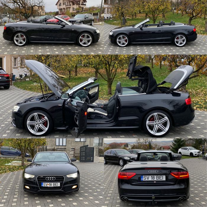 Audi A5 Cabrio 3.0 Tdi 204 cp 2013 Euro 5 Automat S-line Full Extra