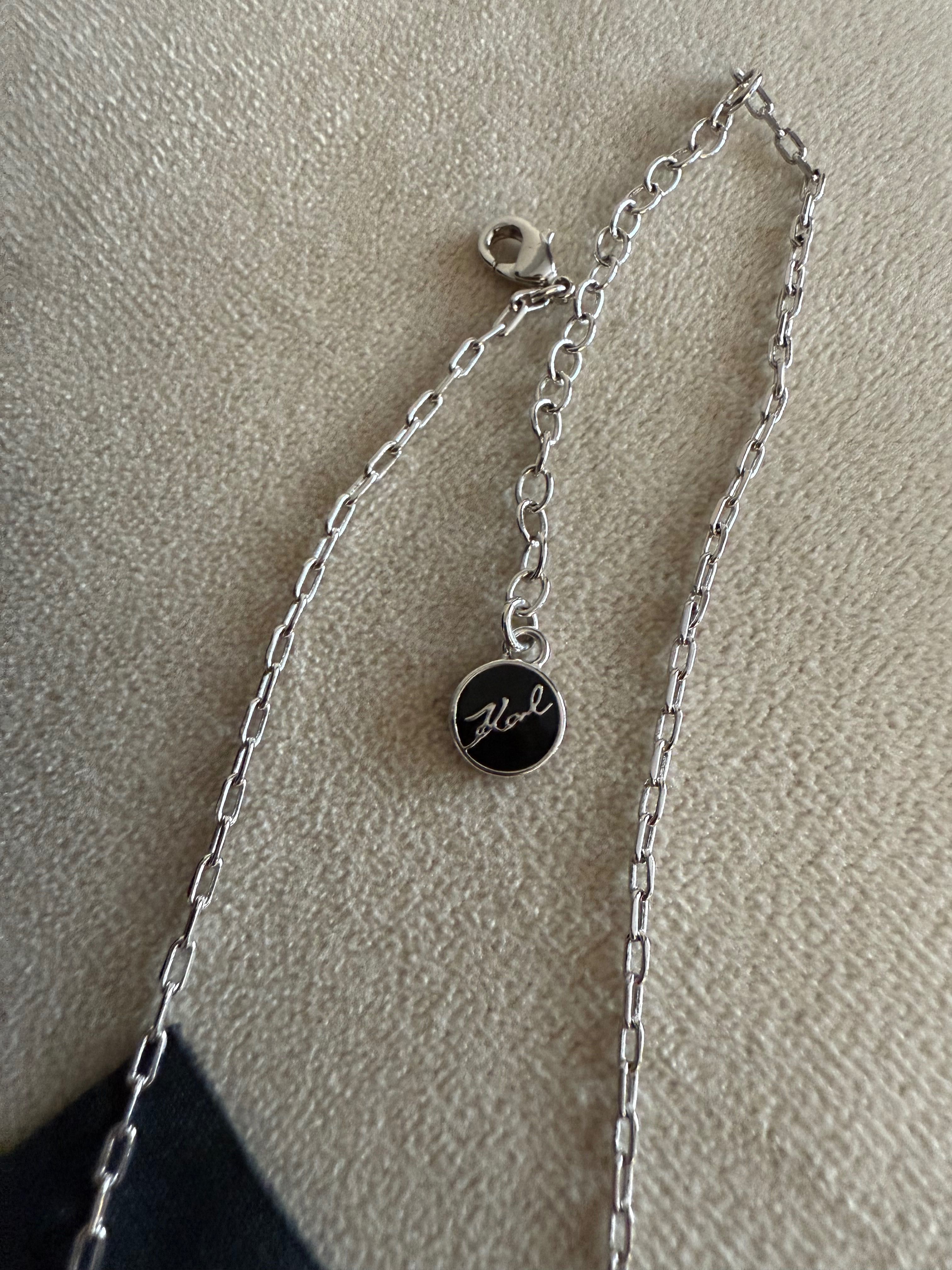Дамска гривна Swarovski Twist и колие karl lagerfeld