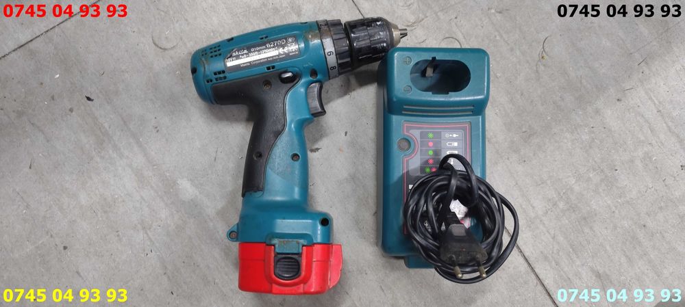 filetanta bormasina makita 6270D functionala incarcator acumulato slab