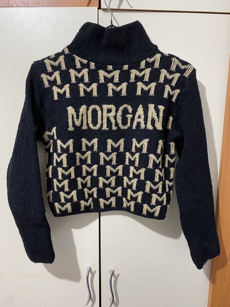 Pulover cropped Morgan Jeans