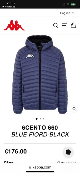 Geaca Jacketa Barbati Kappa primaloft 6cento 660 albastru