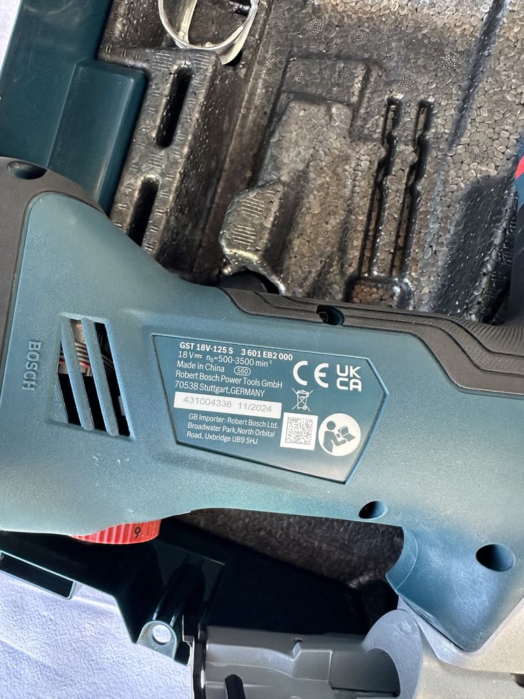 Bosch GST 18V-125S 2024г.