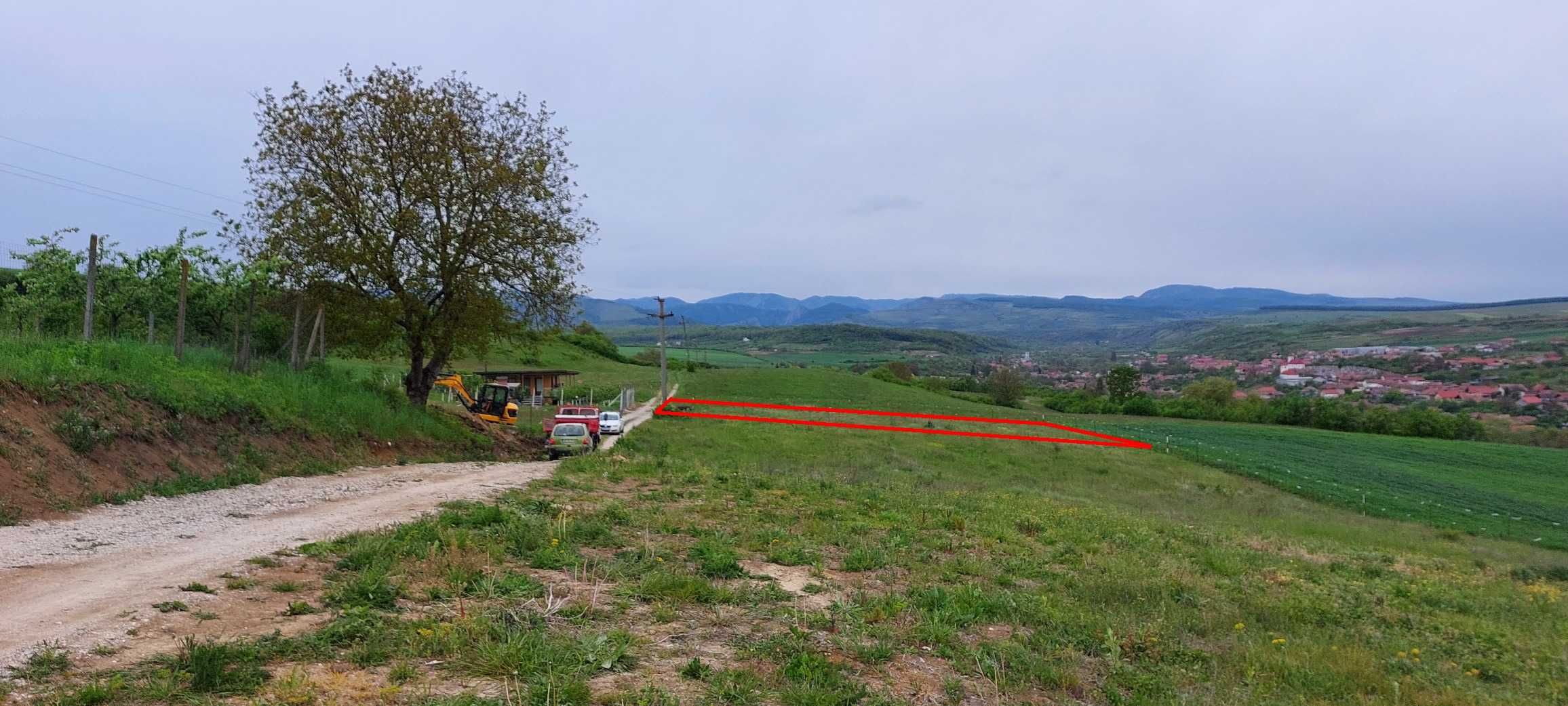 Teren panoramic intravilan construibil 996mp Aiud str.Stefan cel Mare
