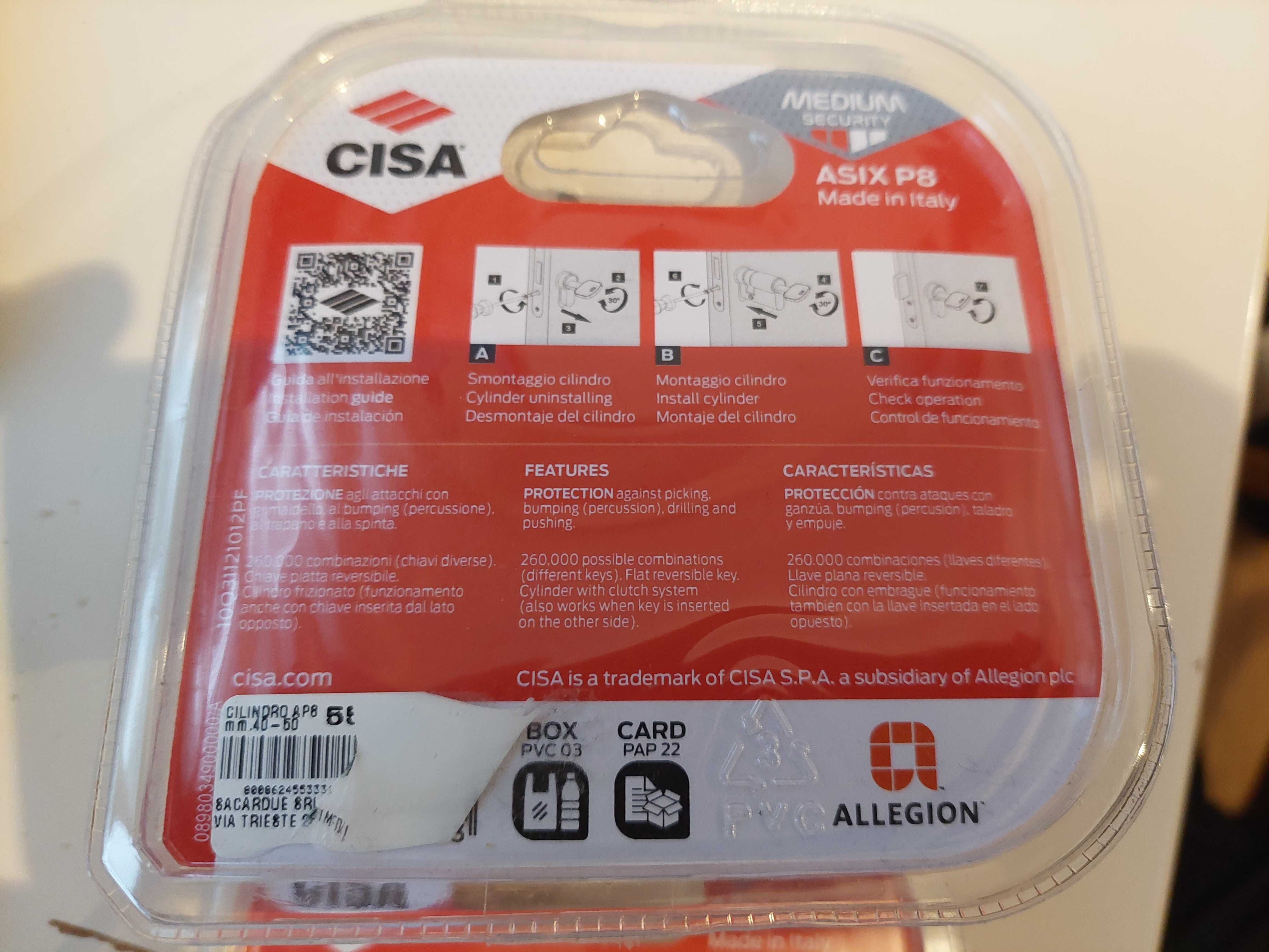 CISA -Патронници с ключове