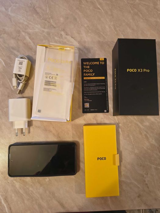 Телефон Poco X3 Pro със зарядно