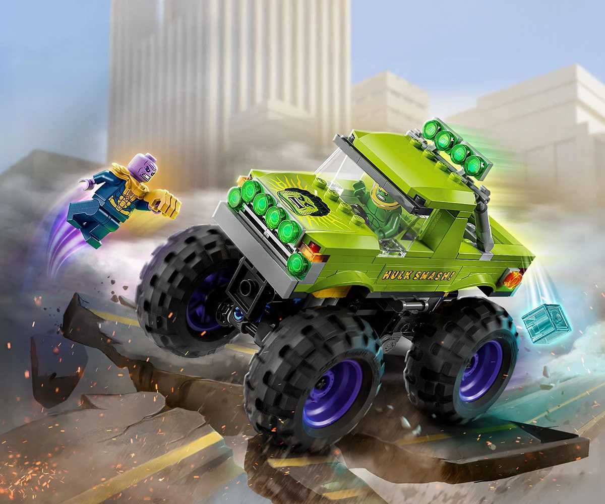 LEGO® Marvel 76312 - Камионът на Хълк срещу Танос, офроуд