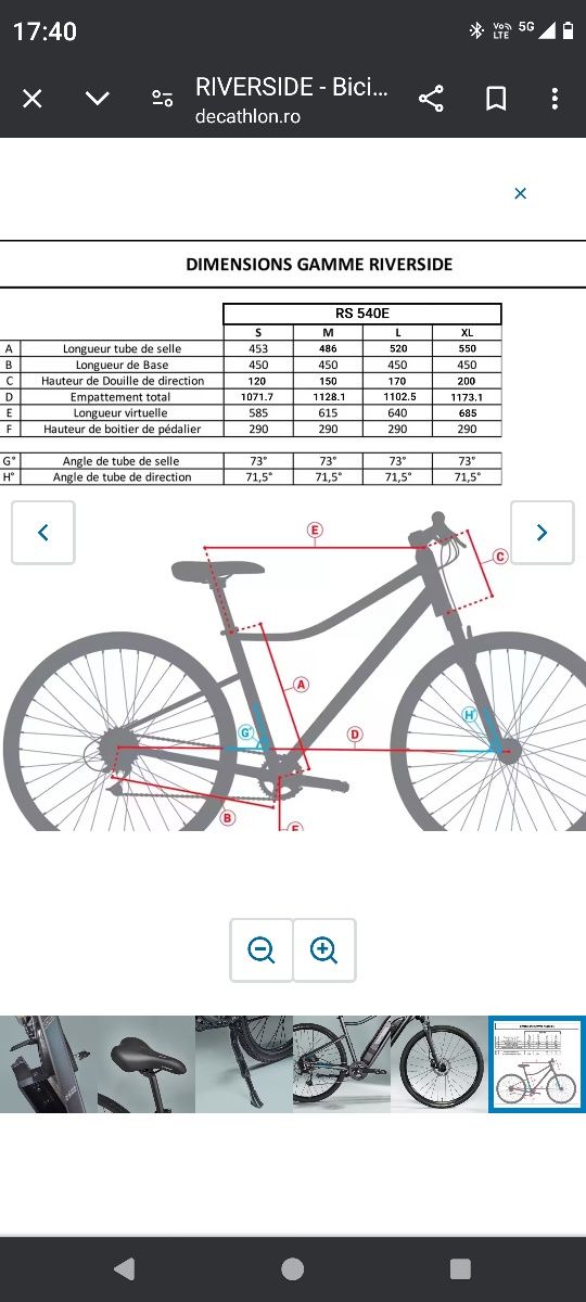 Bicicletă electrică polivalentă Riverside 500 E CU 15.5 KM