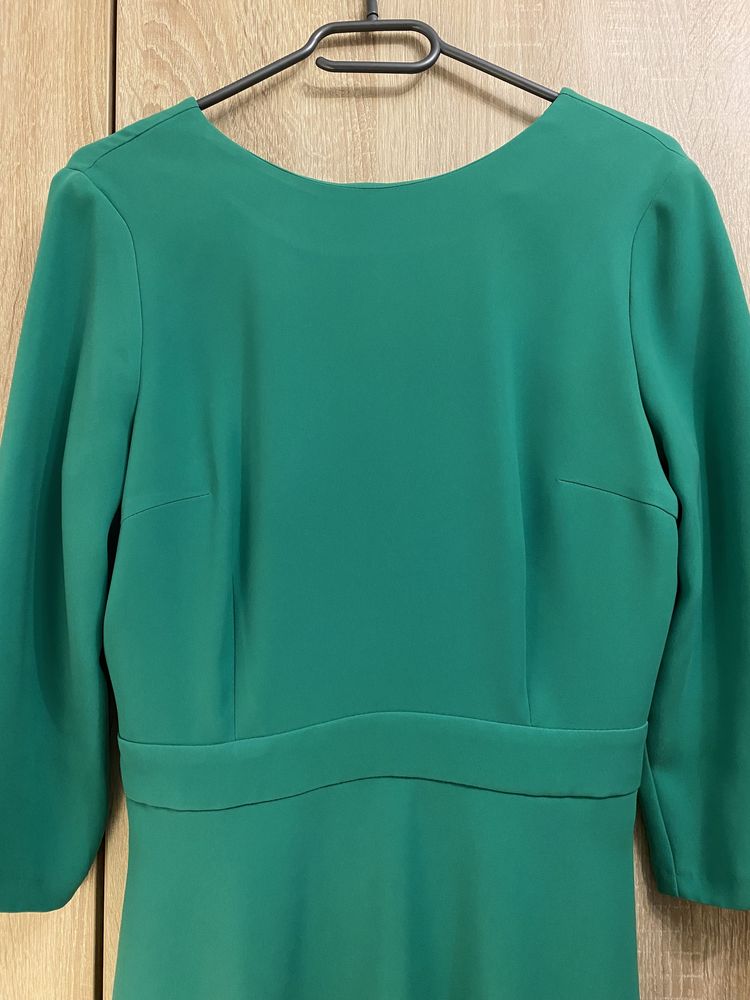 Rochie verde Poema (stil Zara/ H&M)