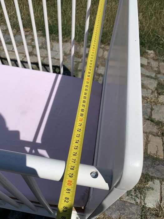 Patut bebe din lemn masiv + saltea